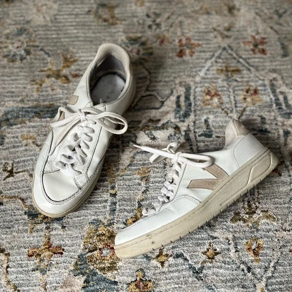 Sneakers Veja V-12 White Leather Size 8 - read description - Picture 2 of 7